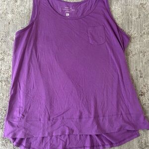 NWOT Carole Hochman Heavenly Soft Sleepwear Pajama Tank Top PXL Cotton Rayon